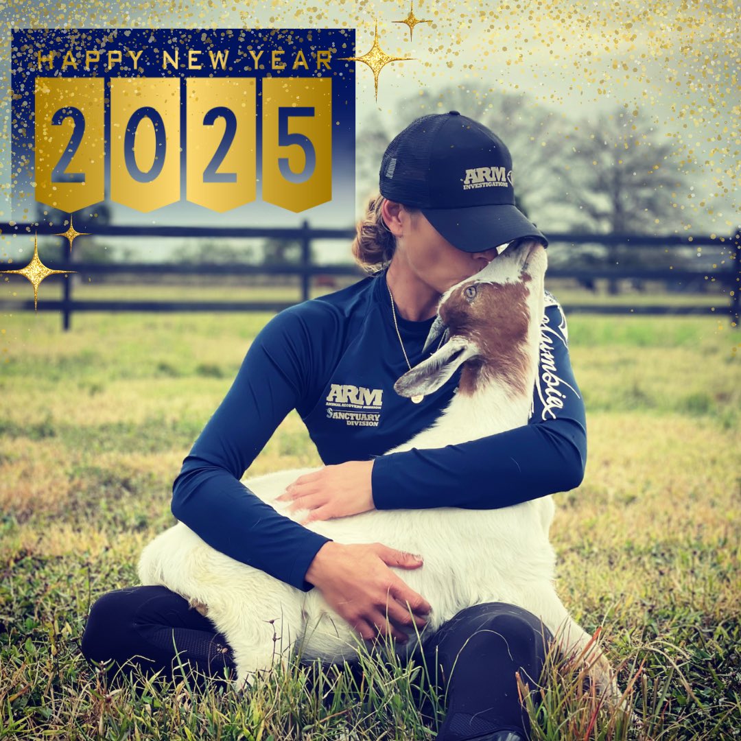ARMInvestigatio's tweet photo. #HAPPY NEW YEAR ! Thanks to all of our amazing supporters, we’re off to a great #2025 

From all of our team, THANK YOU and HAPPY NEW YEAR! ❤️🙏

#animalrecoverymissionsanctuary #animalrecoverymission https://t.co/s6o4hL5eFh