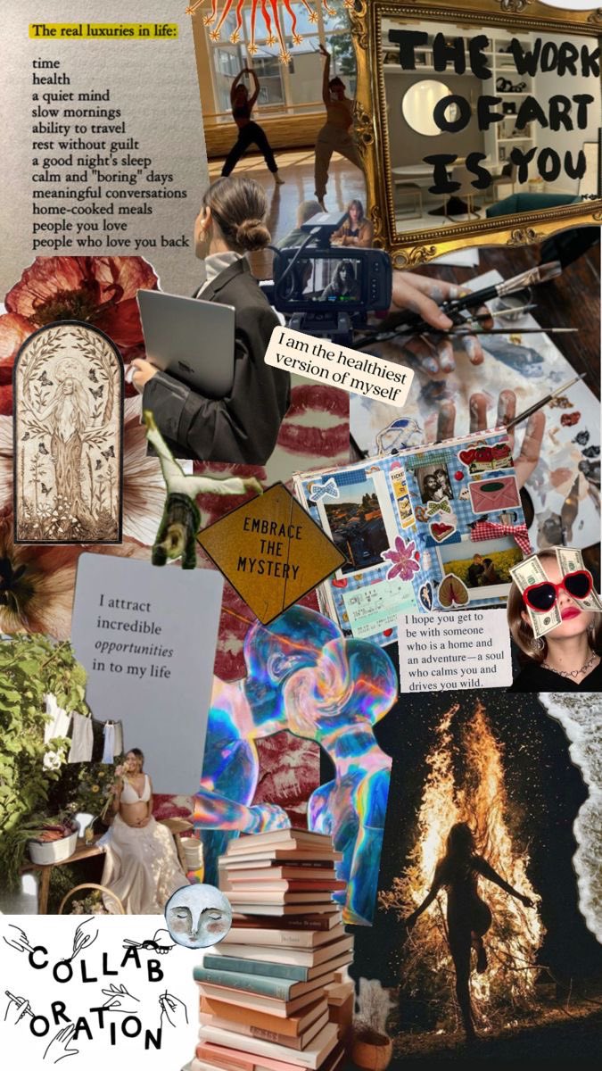 The Pinterest collage feature is pretty epic for new years vision board-ing