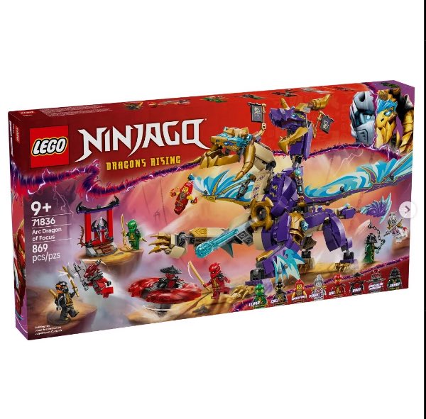 Box art for the March Ninjago Dragons Rising Season 3 sets