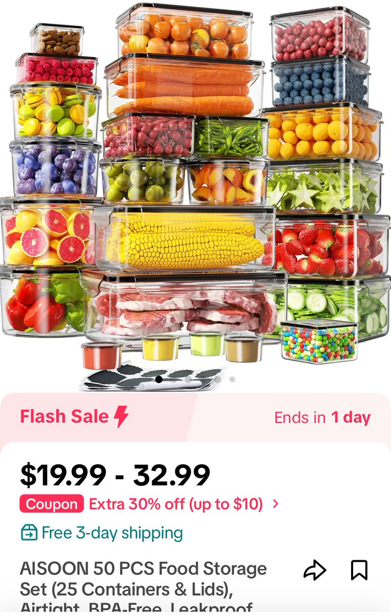 SpiritualKits's tweet image. Do you even meal prep?! 🥗🌯🍛

Snack, Meal Prep, Meals, Post Gym reach your Fitness Goals with Your Kitchen Organization! 

Organize Today: vt.tiktok.com/ZTY7MAFCQ/?pag…

#mealprep #postgymmeal #snackprep #protein #gains #fridgeorganization #kitchencontainers