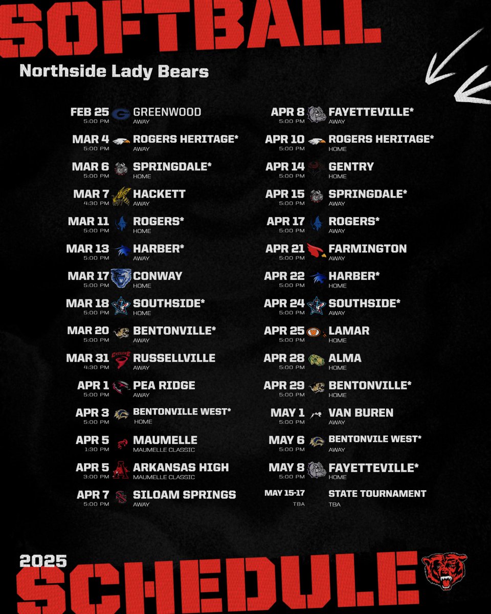 NLB_Softball's tweet photo. Welcoming 2025 and the season ahead… ❤️🐻🥎 #NLBSoftball #FSPSAA https://t.co/PEQBhnaEWB