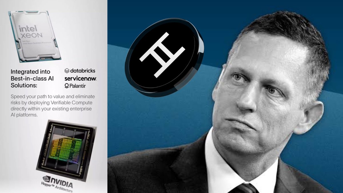 🚨BREAKING: Palantir is one of the first users of $HBAR AI chips built with Intel and NVIDIA

Earlier this month Hedera announced the launch of Verifiable Compute with Intel and NVIDIA as partners.

NVIDIA is also in negotiations to purchase Intel as I reported earlier this month
