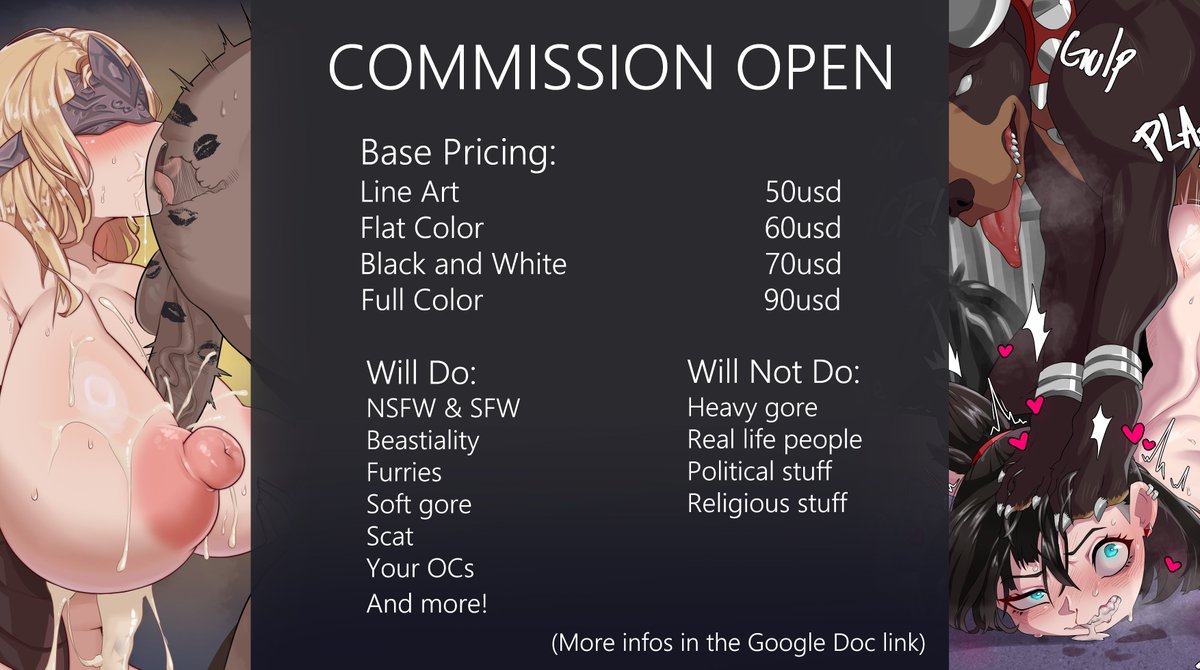 Happy 2025 everyone! My new year's resolution: do more commissions. More info: docs.google.com/document/d/1PD…