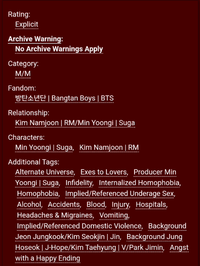 Sins⁷: BTS Cheating Fic Fest ♦️ REVEALS tweet media