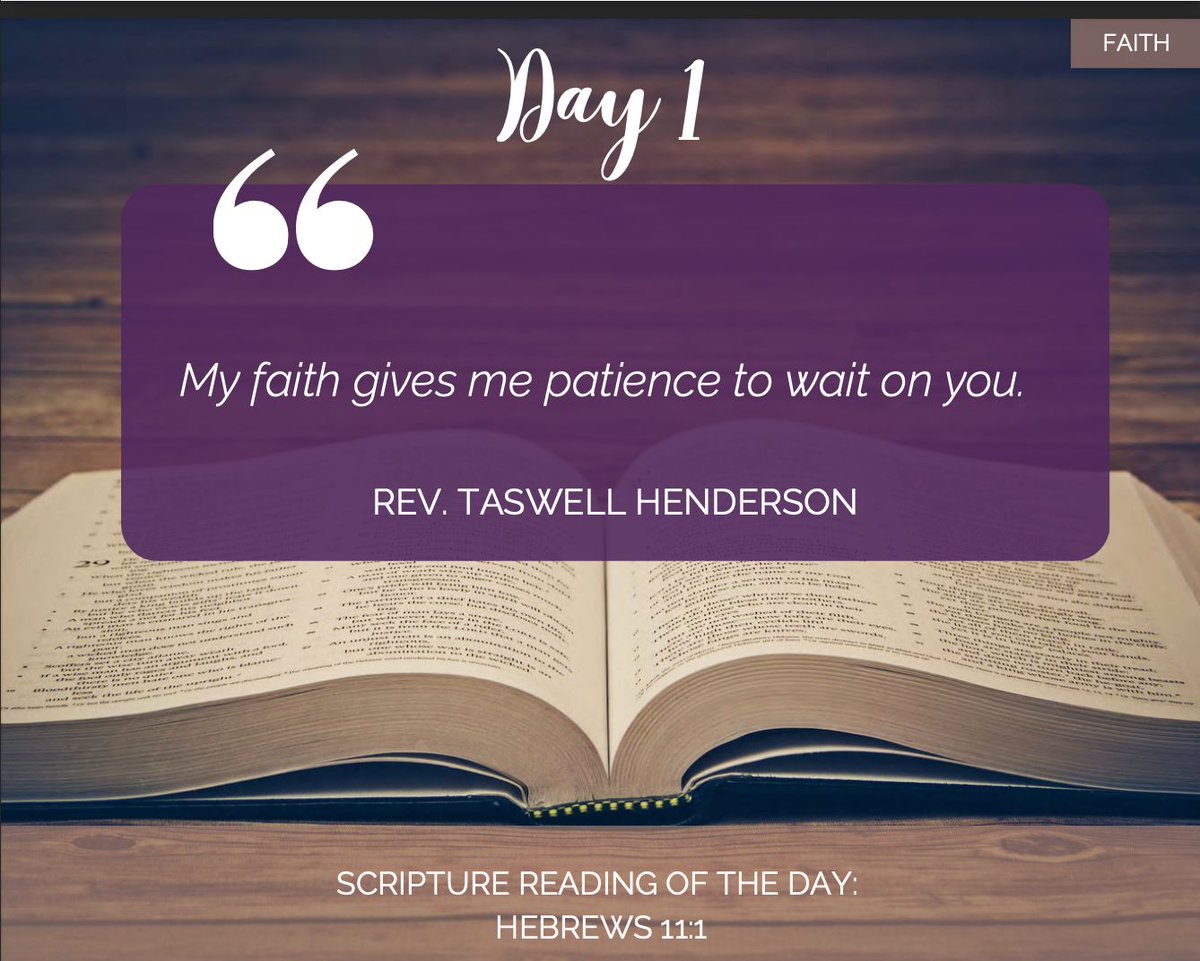 Prayer Focus: Starting the year with faith in the hope of salvation.  
🙏 Starting 2025 with FAITH! Thank you, God, for allowing us to see another year. We trust that when trials come, You are always there.