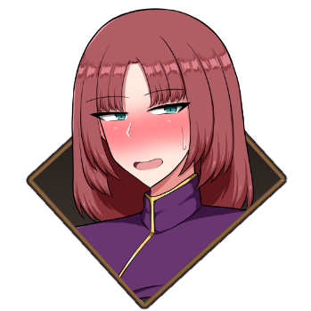 立ち絵に合わせて顔グラを修正🖊顔のバランスしょっちゅう迷走するけど、今くらいが個人的に一番かわいい気がする…………。面倒くさい作業も少しづつ片付いてきたし、ちょっと気持ち的に楽になってきたかな…………たはは…………。 