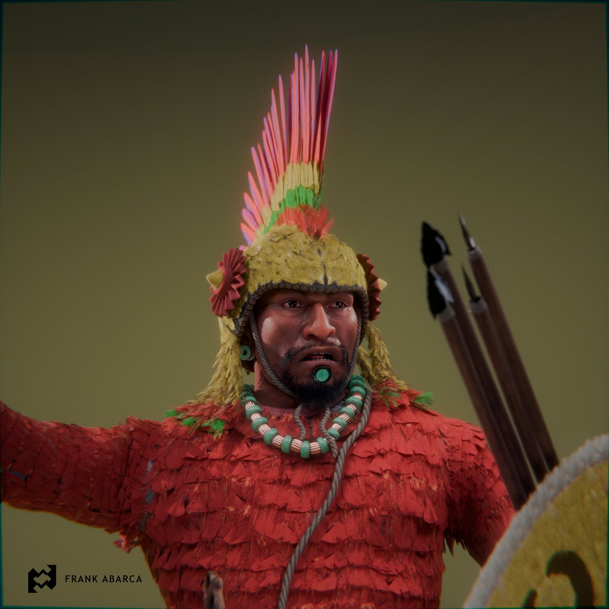 FrankAbarcArt's tweet photo. Tequihua Tepehuani Mexica 
Capitán conquistador Mexica

En colaboración con @RafaelmenaI 

Espero que les guste :) https://t.co/M7hQWefeU4