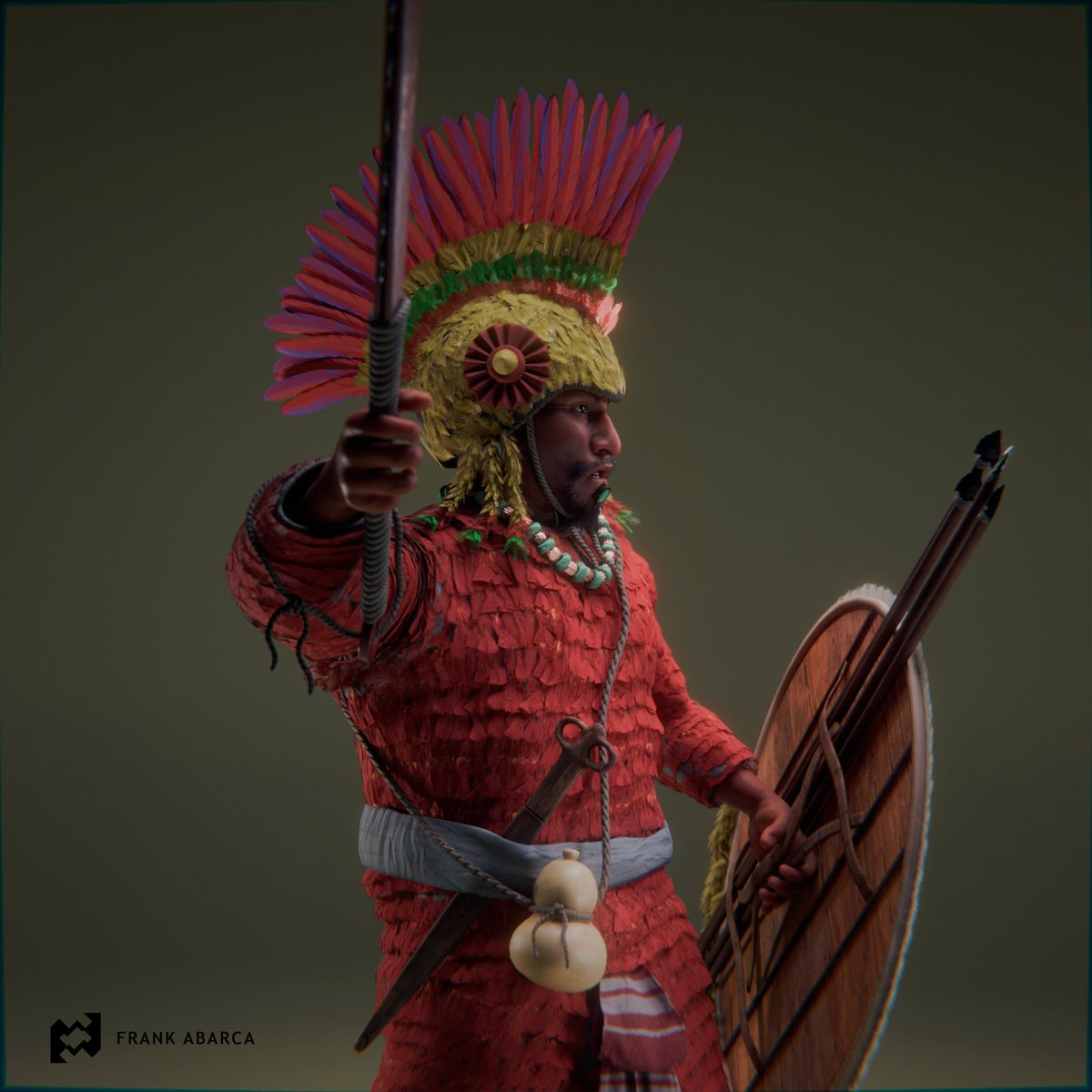 FrankAbarcArt's tweet photo. Tequihua Tepehuani Mexica 
Capitán conquistador Mexica

En colaboración con @RafaelmenaI 

Espero que les guste :) https://t.co/M7hQWefeU4