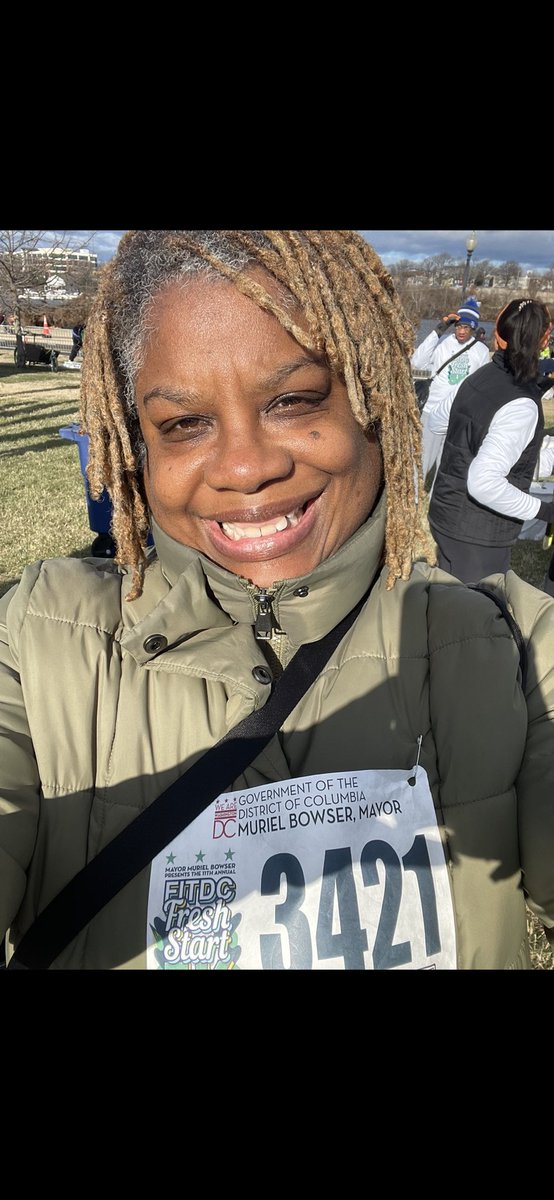 Another <a href="/MayorBowser/">Mayor Muriel Bowser</a> Fit DC Fresh Start 5K under my belt. My annual tradition with my sister and cousins!!! <a href="/myFITDC/">#FITDC</a> <a href="/DCDPR/">DC Parks & Recreation #WhereFunHappens</a>
