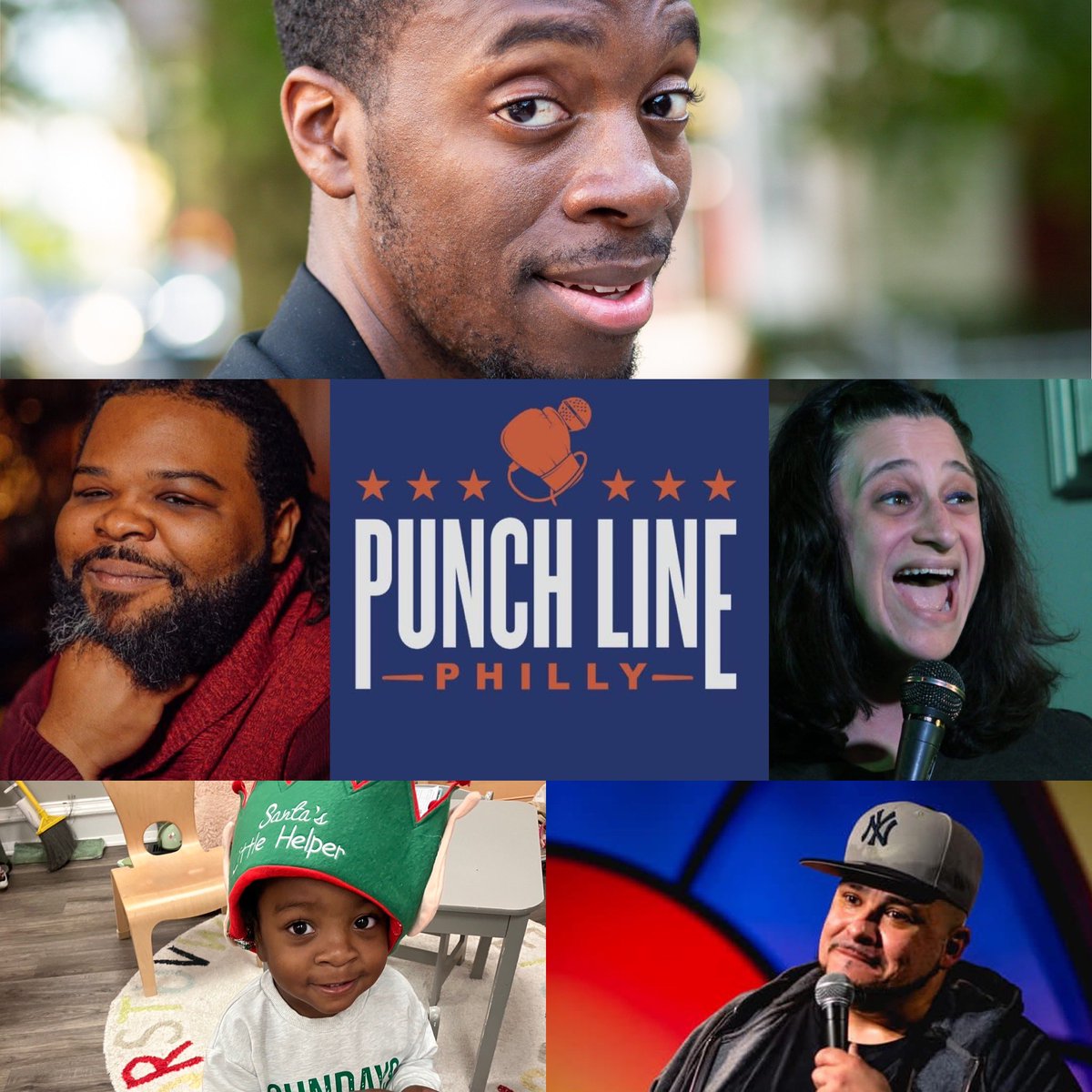 Top Five Team is coming to Punch Line Philly on Sunday, January 12th! #NonstopJokes