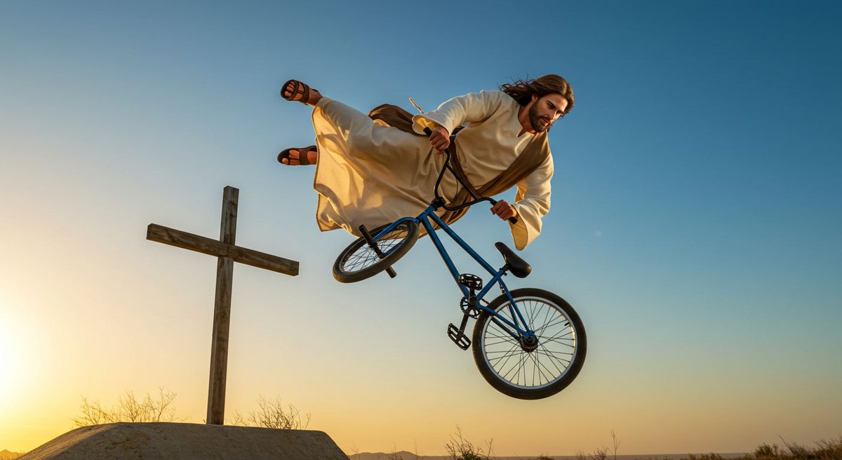 Brannonator's tweet photo. People rarely credit the original inventor of most of the X-Games...
#AIart #ARFun #xgame https://t.co/tqgBrMDfxi