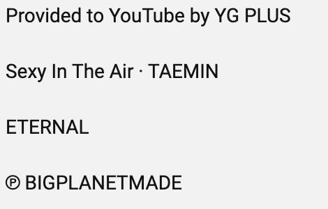 taemindiscord's tweet photo. ETERNAL has been re-uploaded to YouTube following BPM's switch from Kakao to YG Plus as a distributor. 

Streams aren't affected on the YouTube Music app, but views are needed on the YouTube website playlist⬇️

🔗:https://t.co/5Xyz2PvKX6

#태민 #TAEMIN #テミン #泰民  @TAEMIN_BPM https://t.co/J7eFEJIqF5
