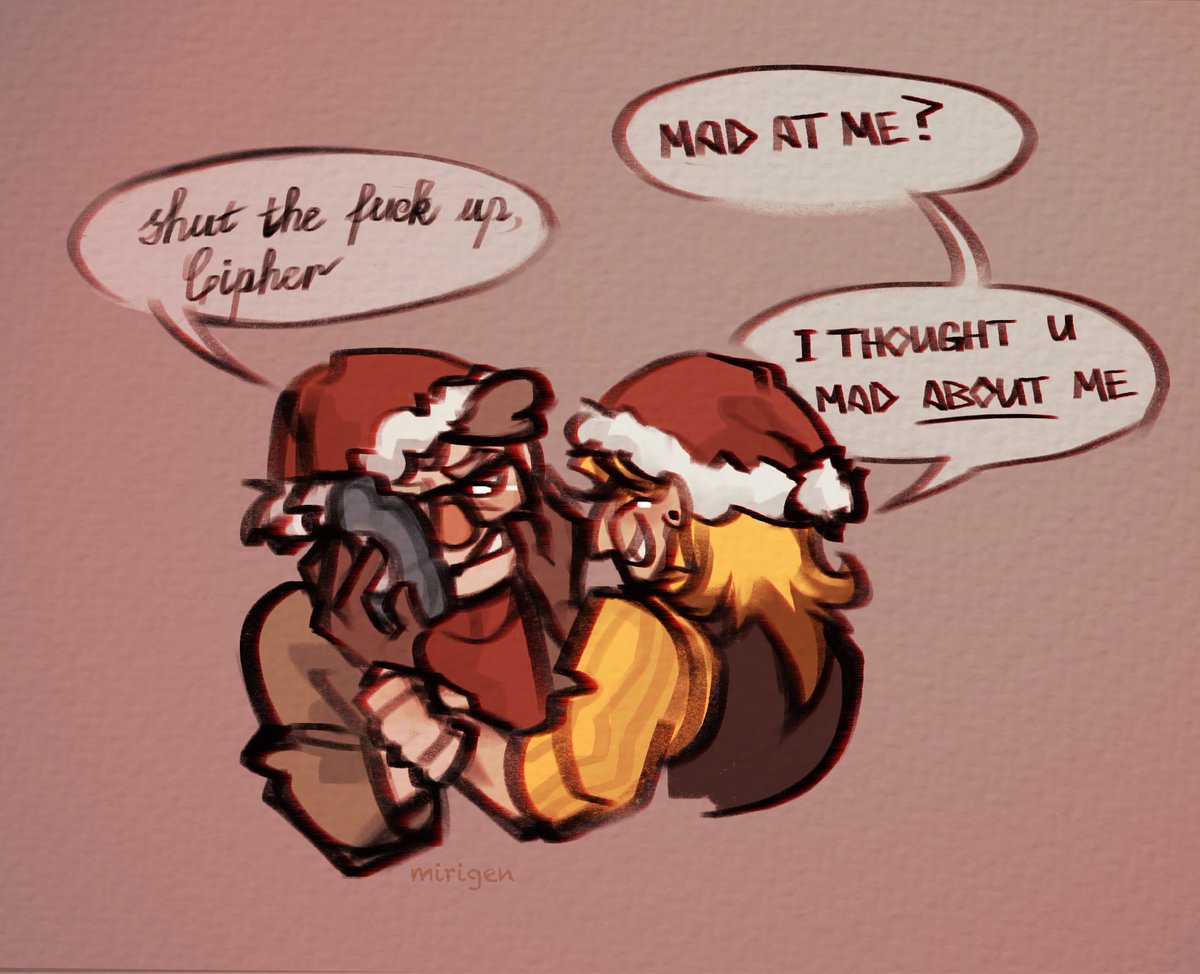 MirigenL's tweet photo. these two can't even spend the holidays without injuries..
#gravityfalls #billford #billchipher #stanfordpines https://t.co/EEvMf6shtK