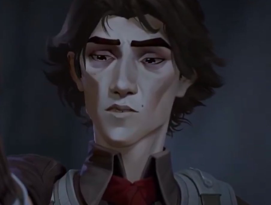 dahffodil's tweet image. hes always giving jayce bedroom eyes bro