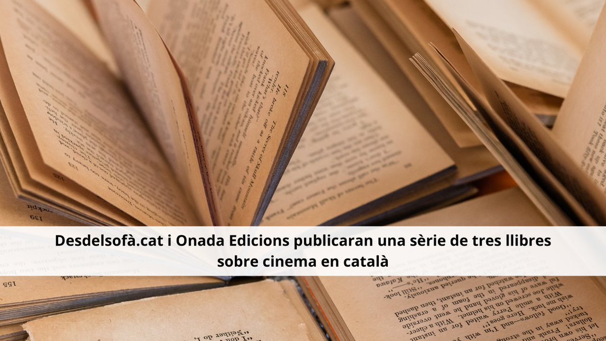 Any nou, llibre nou: desdelsofà.cat anuncia la publicació del llibre “100 pel·lícules i 50 sèries doblades al català” de la mà d' <a href="/OnadaEdicions/">Onada Edicions</a> 

desdelsofa.cat/desdelsofa-cat…
