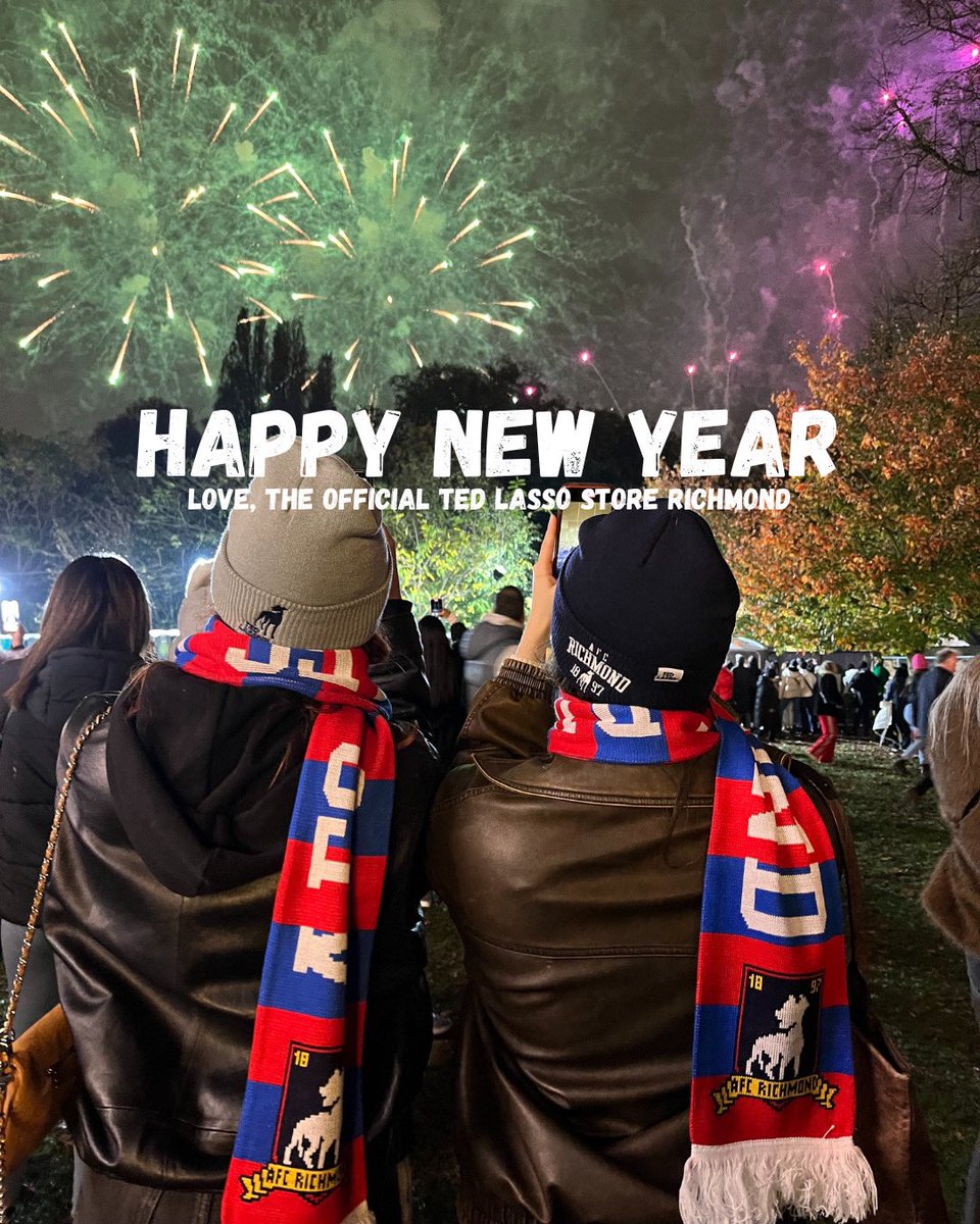 Here’s to 2025!💙❤️💙

#tedlasso #tedlassostorerichmond #wearerichmond #happynewyear