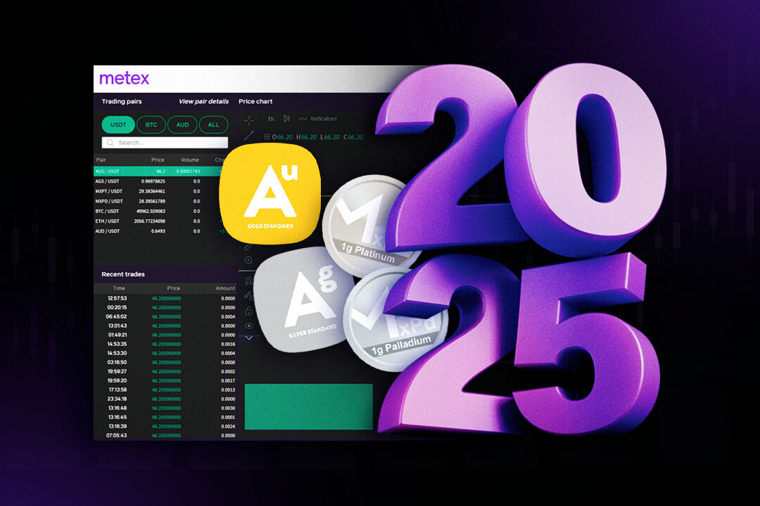 ✨ Welcome to 2025: Your year of strategic wealth building.

🌟 Start strong with tokenised precious metals on Metex.

💎 Trade gold, silver, platinum &amp; palladium with next-gen security.

🌐 Begin your journey: bit.ly/3WHOOMm

#NewYear2025 #Metex #SmartInvesting