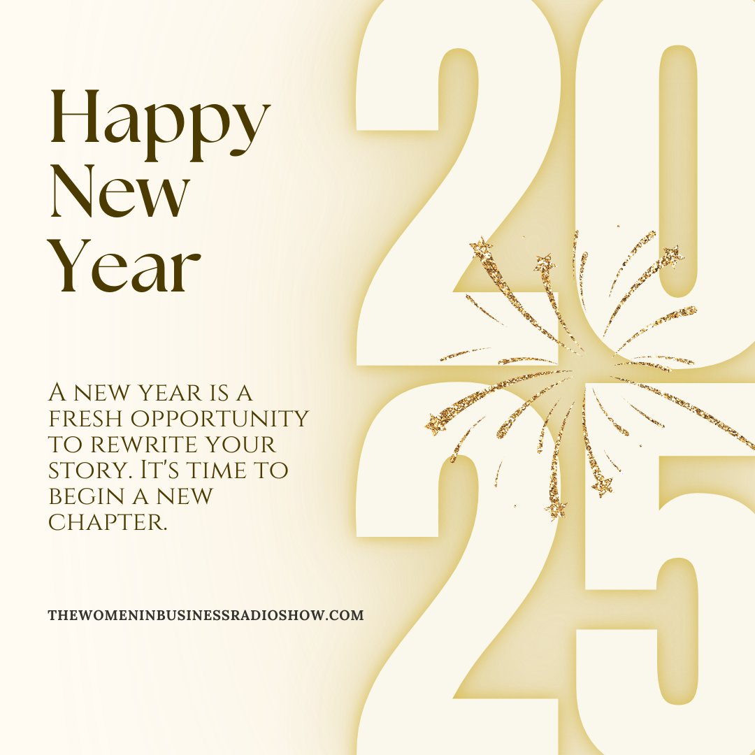 Happy New Year to all the incredible #womeninbusiness! 🎉 May 2025 bring you new opportunities, growth &amp; the strength to continue making a powerful impact. Here's to another year of breaking barriers, achieving goals &amp; supporting one another. Cheers to our best year yet! 💫