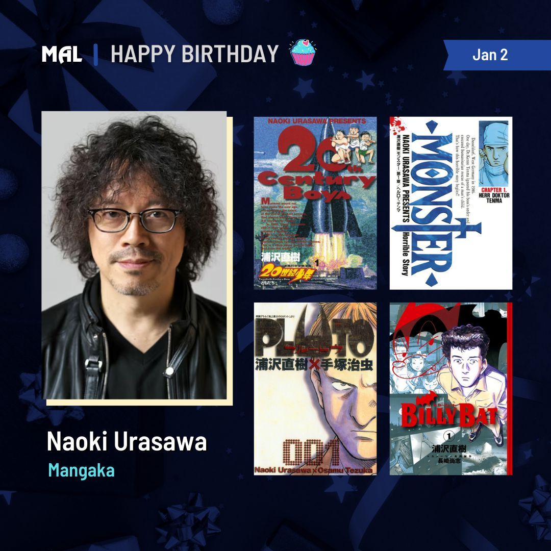 Happy birthday to Naoki Urasawa! 🎂

Full profile: listani.me/UrasawaNaoki