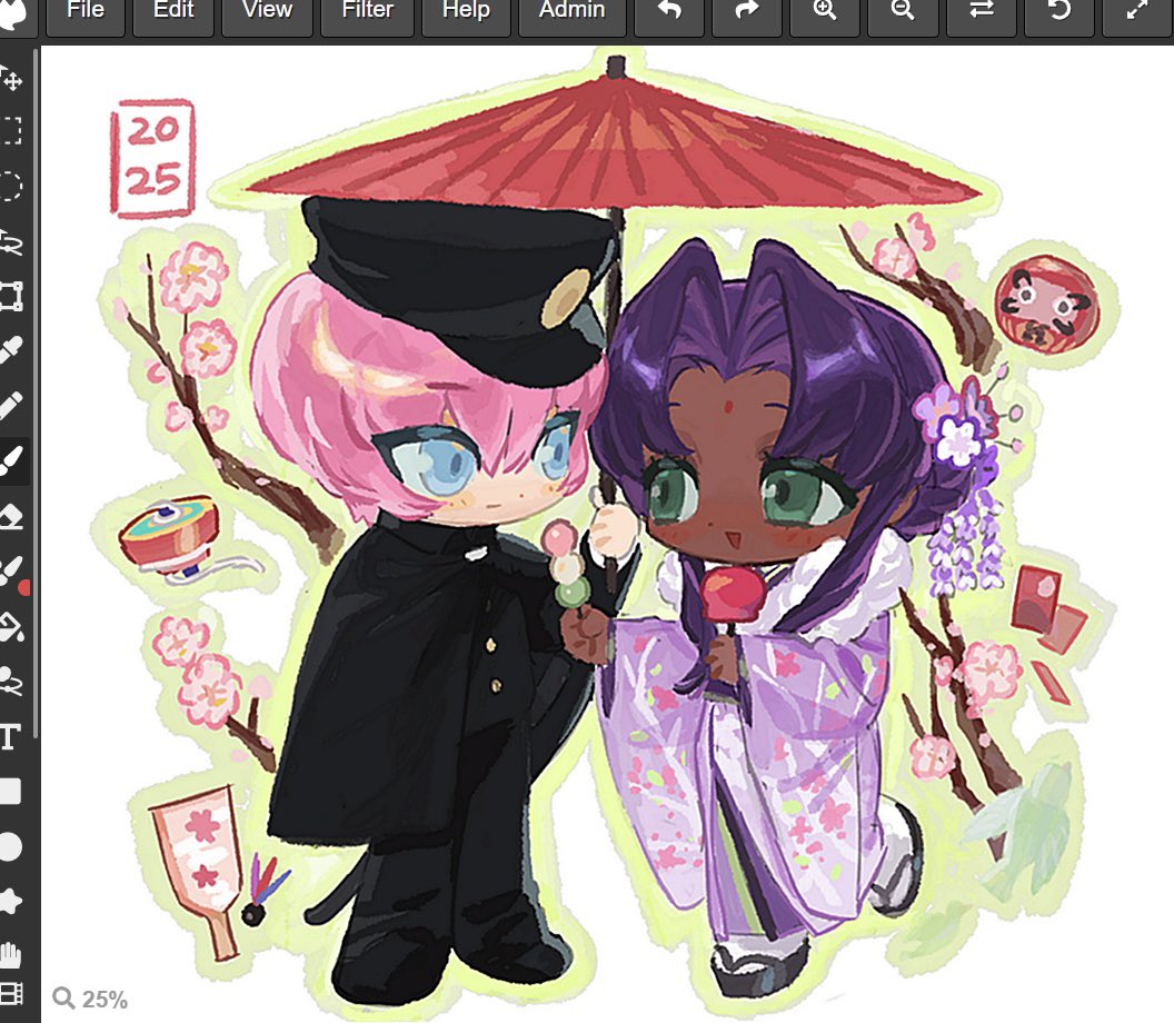 happy new yuri 2025!!! #rgu #utenanthy