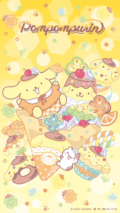 今年最初の壁紙は、おいしそうなスイーツで開運お届けしちゃうよ 