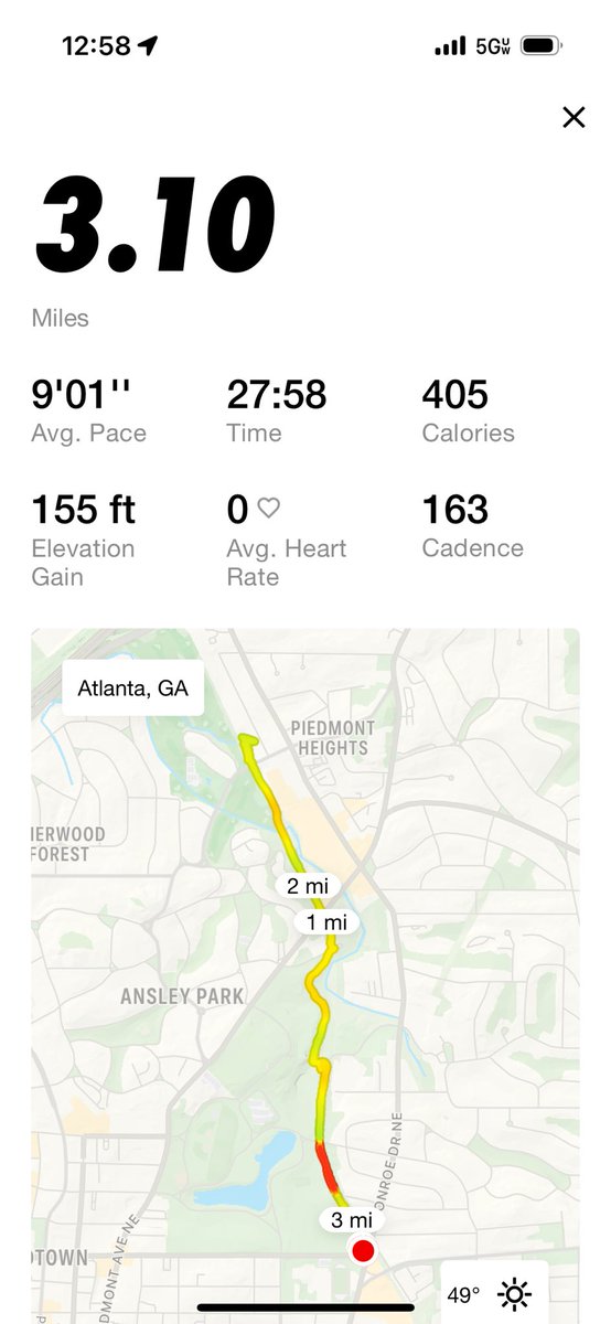 DrCSLPadgett's tweet photo. First of the year and had my first run w Movers and Pacers.  Not too bad. Goals have been set for this year. Now time to accomplish them. #moversandpacers #werunatl #fitleaders #fiteducator #blackmenrunatl https://t.co/3FtIn8138l