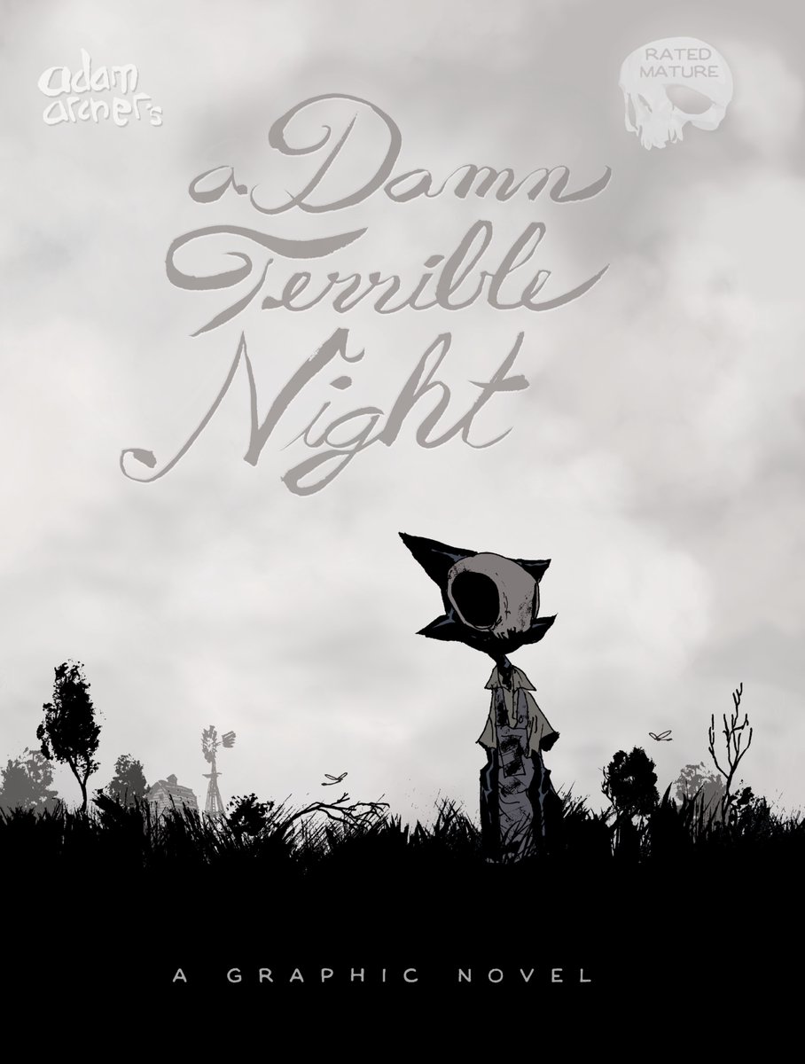 always adding things to my website...

just added a DAMN TERRIBLE NIGHT graphic novel with original inked drawing inside. 

adamarcherart.com/product-page/a…

will be offering this on other books. if you want one pushed to the front of the line, DM me✌️