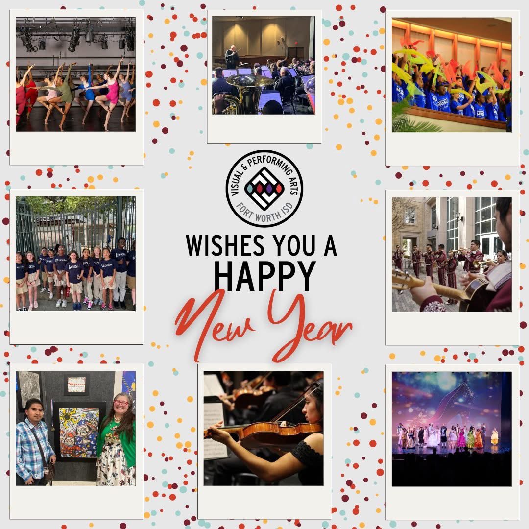 Fort Worth ISD Visual & Performing Arts (@fwisdvpa) on Twitter photo As we welcome 2025, we reflect on the incredible strides made in 2024 and the impact our Visual & Performing Arts programs have had on students and our community.
We are grateful for our teachers, families, and community partners who champion arts education in <a href="/FortWorthISD/">Fort Worth Independent School District</a>!! As we welcome 2025, we reflect on the incredible strides made in 2024 and the impact our Visual & Performing Arts programs have had on students and our community.
We are grateful for our teachers, families, and community partners who champion arts education in <a href="/FortWorthISD/">Fort Worth Independent School District</a>!!