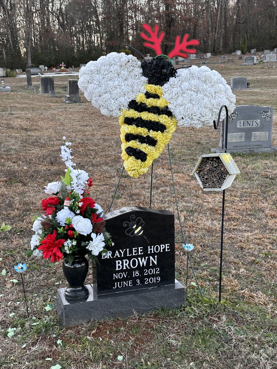 Visited the cemetery to pick out a spot for my Daddy. So glad he’s going to be there with our Bray girl.