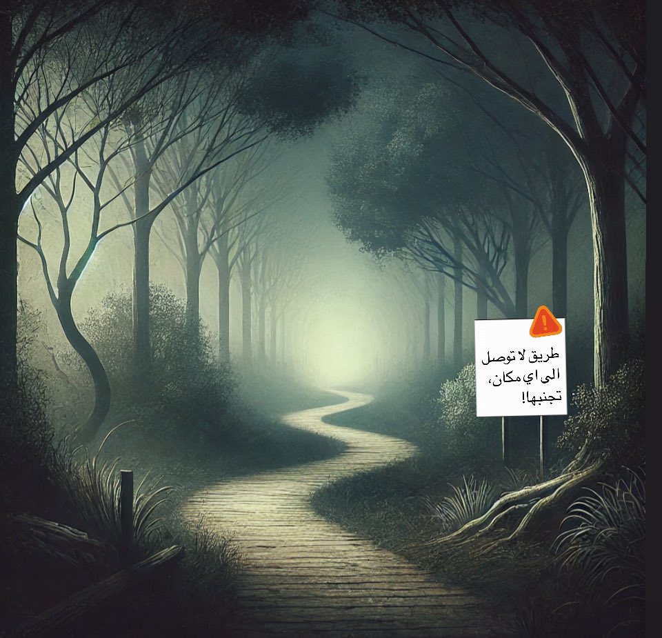 الدرب الوحيدة التي تمنيت ان اسير فيها كانت ضيقة وعليها لافتة تقول: طريق لا توصل الى اي مكان، تجنبها!
#غادة_السمان