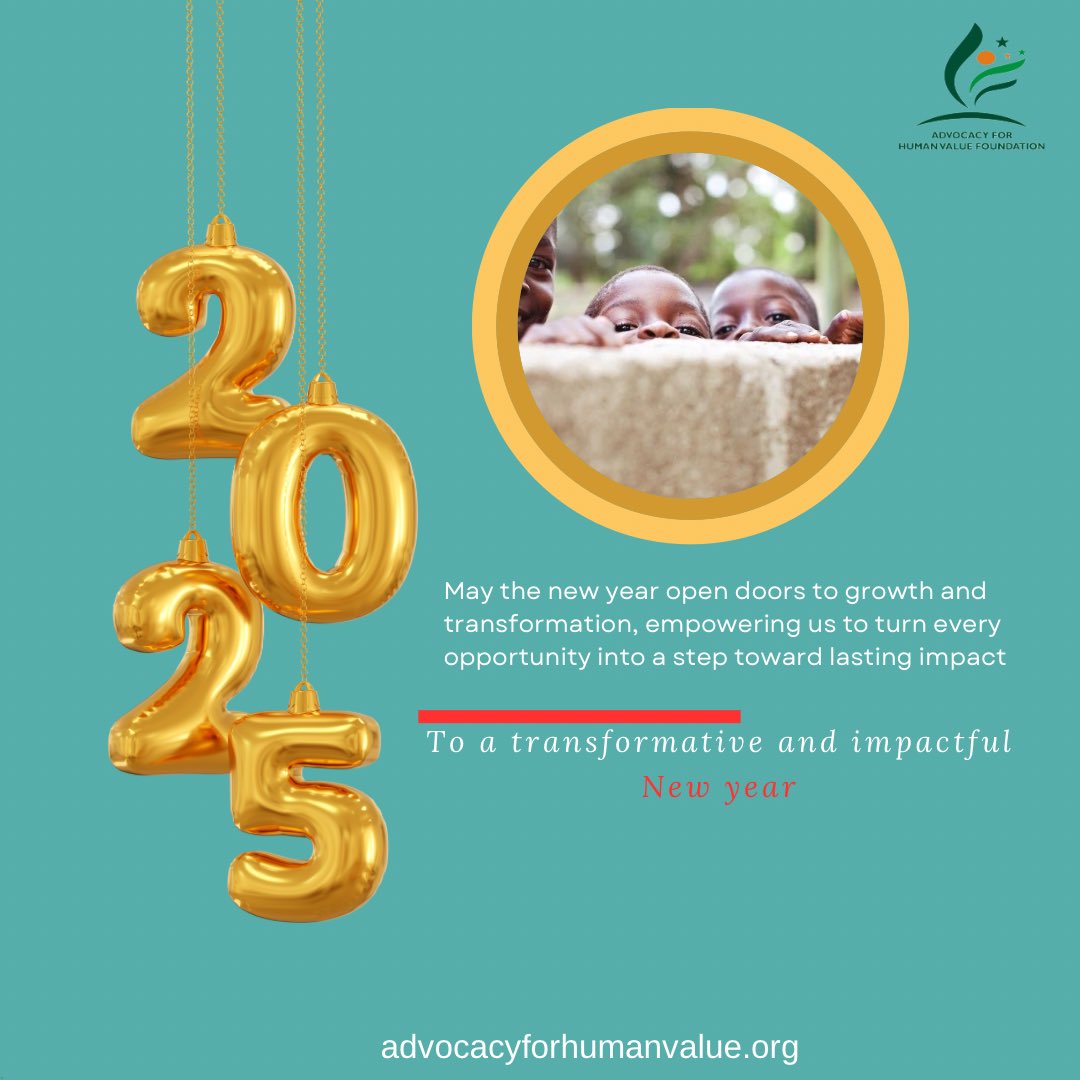 New year, Renewed Hope!
-
 Happy new year from all of us at @advocacyforhumanv
