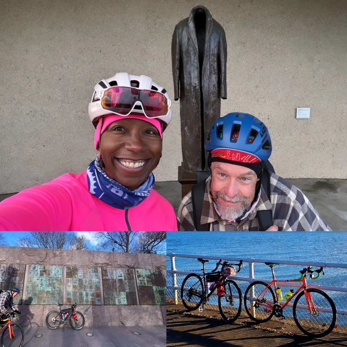 Chris_Roell's tweet photo. I can't think of a better way to spend New Year's Day 2025 than on an Urban Adventure Bicycle Ride with a ride around Southwest, DC that included the National Mall, Buzzard Point &amp; Hains Point! #bikedc #uabicycleride #urbanadventureride #washingtondc #swdc https://t.co/UXsAKAXddL