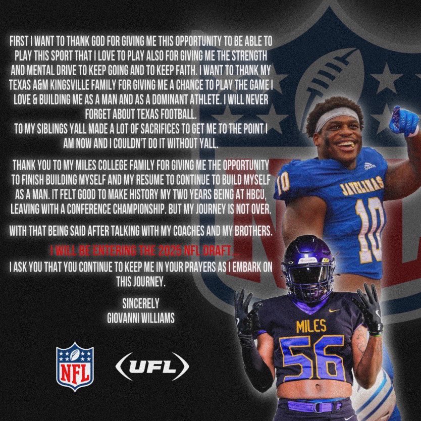 Glory To God🙏🏽 #nfl #NFLDraft 
<a href="/QuinnenWilliams/">Quinnen Williams</a> <a href="/quincywilliams_/">Quincy Williams</a>
