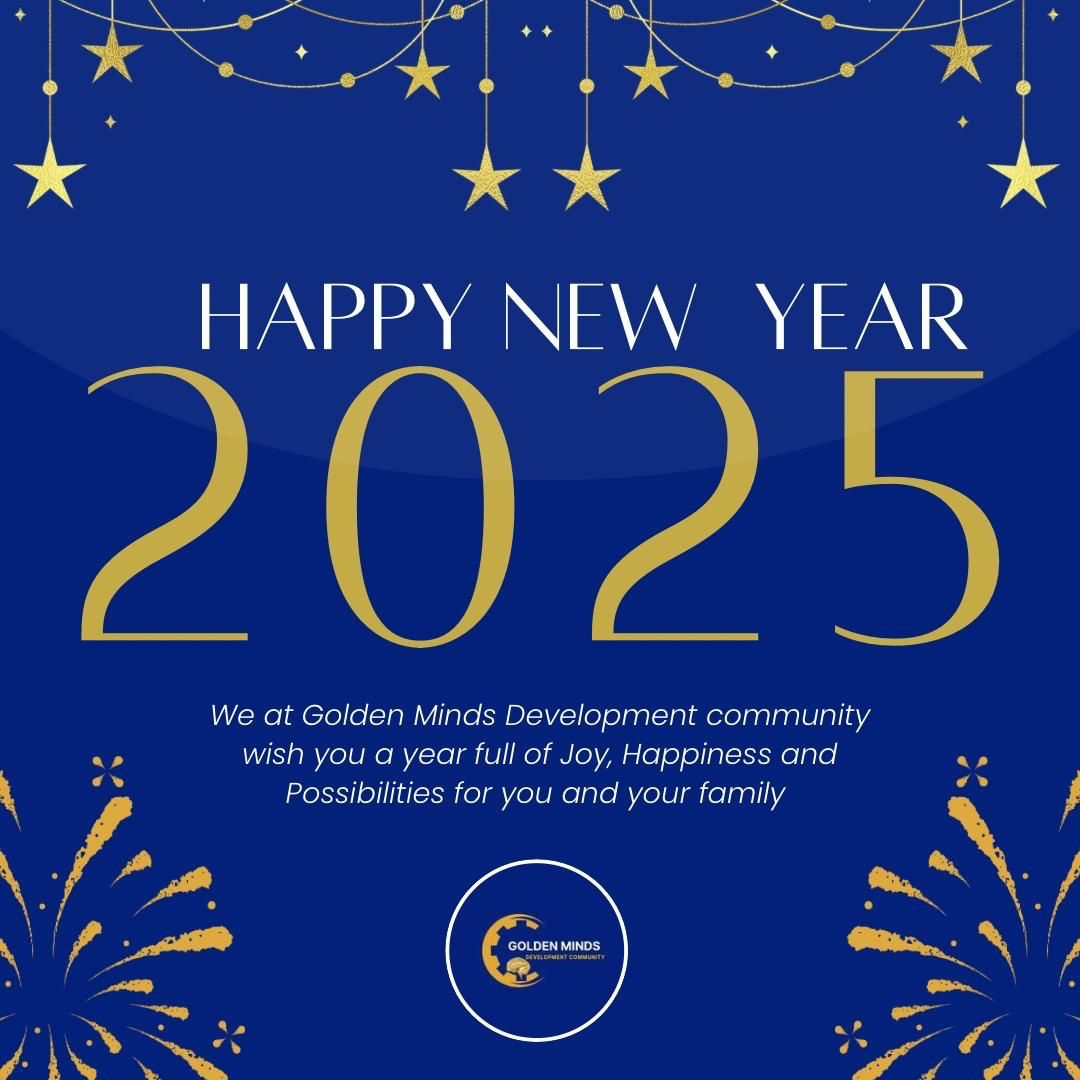 goldenmindscom's tweet photo. Welcome to 2025! May your vision be as clear as your goals. We wish you a wonderful year ahead! 
#GMDC #GoldenMinds #NewYear2025 #NewYear https://t.co/ra6xidO5Mw