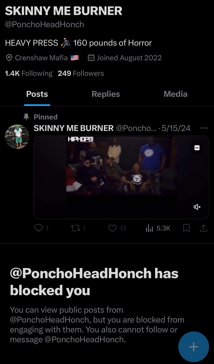 Ben Chilling VI (@benchillingvi) on Twitter photo The reply and block remains the #1 tool of the coward. I give you <a href="/PonchoHeadHonch/">SKINNY ME BURNER</a> - a grade 1 pussy The reply and block remains the #1 tool of the coward. I give you <a href="/PonchoHeadHonch/">SKINNY ME BURNER</a> - a grade 1 pussy