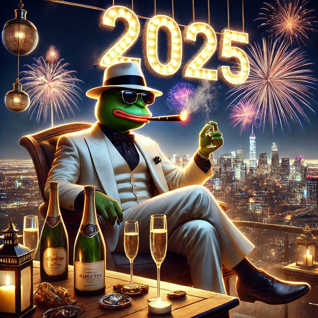CHILLPEPECHILL's tweet photo. HAPPY NEW YEAR from CHILL PEPE, THIS 1000X is GOING TO MARS BEFORE @elonmusk $SOL $CHILL #NewYear2025 #PepeCoin #memecoin #CryptoTrading #Bullish #Bullrun2025 https://t.co/rDSMPN3Gp1