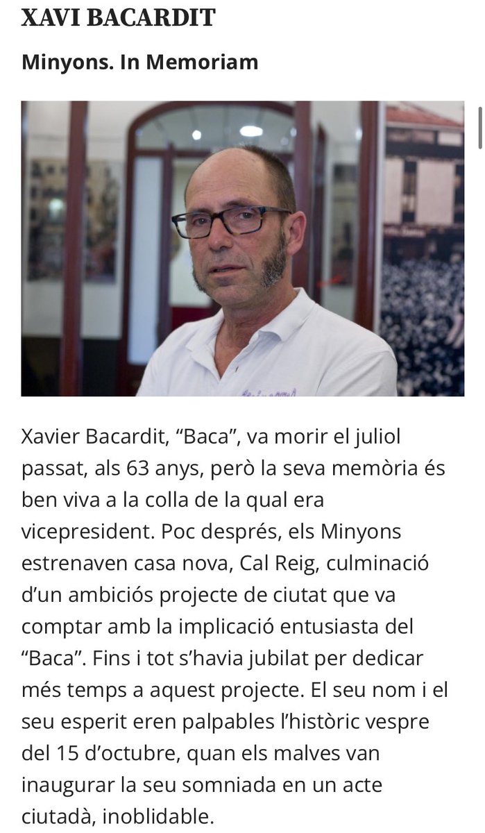 JaumeMaeso's tweet photo. Moltes gràcies @DiarideTerrassa!
I com el trobem a faltar els @Minyons… 💫 https://t.co/y4KidFkH01