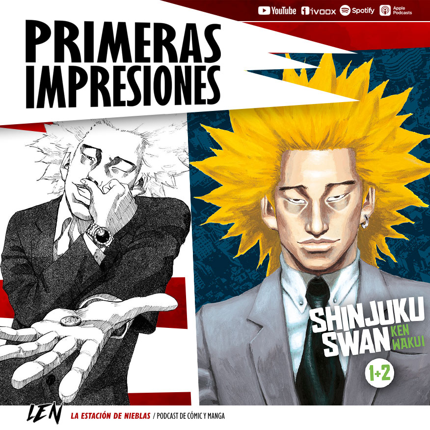 ¡Que no pare el ritmo! ¡Ya tenéis aquí el primer Primeras Impresiones de la 5ª temporada dedicado a Shinjuku Swan de <a href="/NormaEdManga/">NormaEdManga</a>!

🎥 Youtube: youtube.com/watch?v=VMJODV…
➡️ Ivoox: ivoox.com/primeras-impre…
🎙️ Spotify: open.spotify.com/episode/6EWQAU…

#manga #reseñasmanga #kenwakui