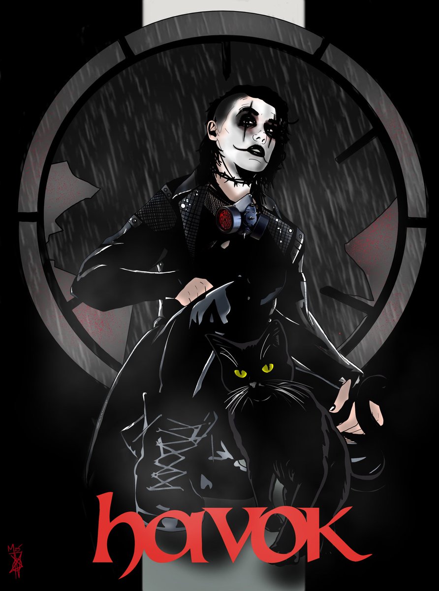 maria_tattoo13's tweet photo. “It can’t rain all the time.”
New Crow inspired piece for @FearHavok 🖤 this came out really awesome! Also first drawing of 2025
#Havok #JessickaHavok #HavokDeathMachine #TheCrow #BlackCat #Wrestling #WrestlingArt https://t.co/sSz24iiKdJ