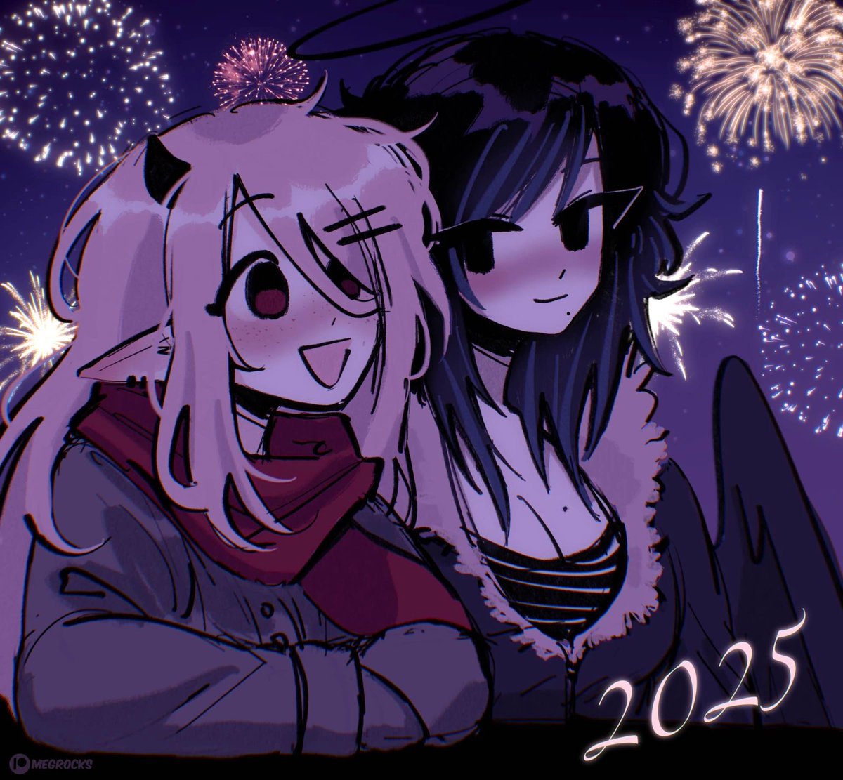_megrocks's tweet photo. happy new year! 🎆 https://t.co/W2PFUHhniH