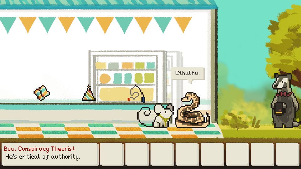 Year of the Snake this year, so here's our one snake-based character from Animal Crackers, a game that we released in (checks notes) 2015?!?!?

We're all old!!!