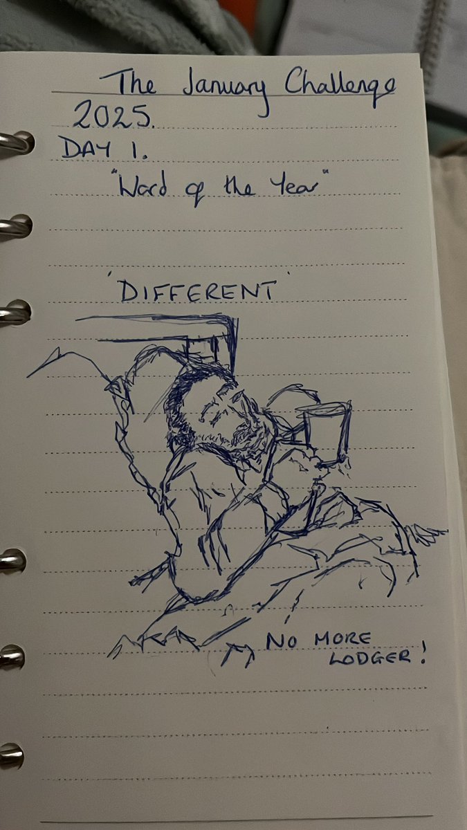 #thejanuarychallenge #day1 word of the year… DIFFERENT