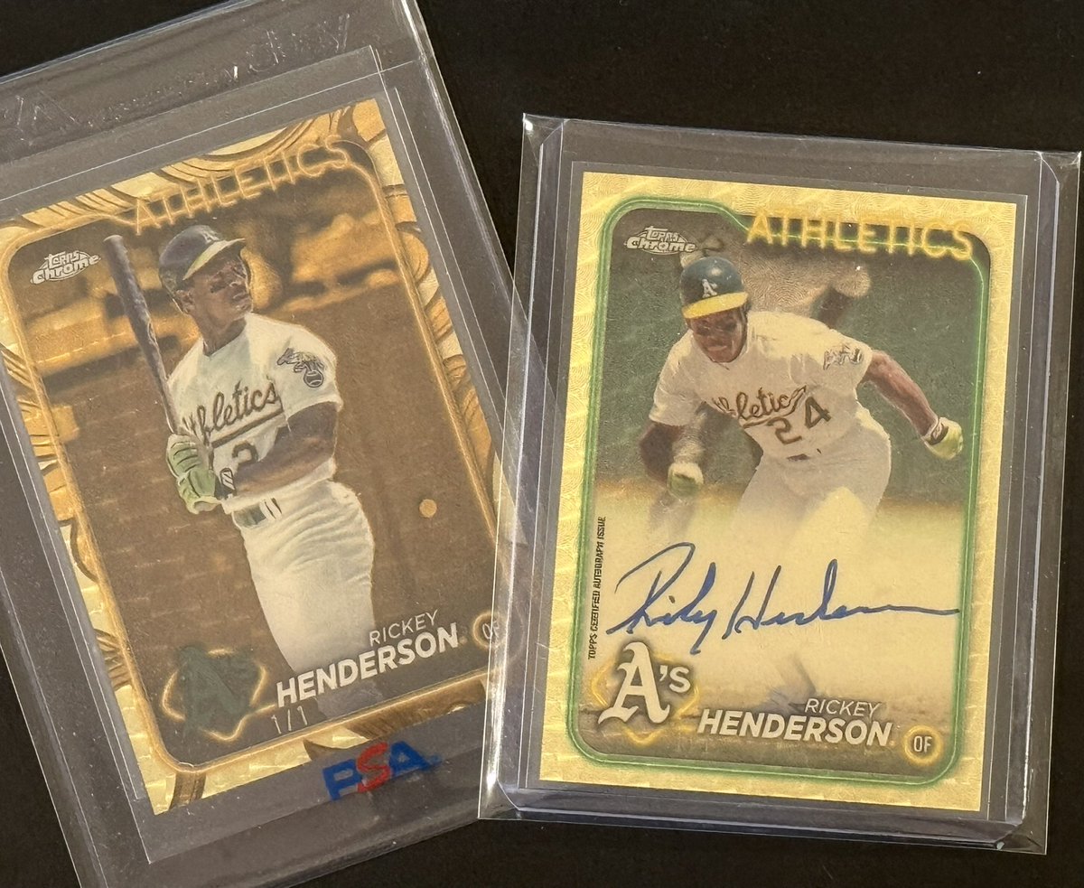 939collector's tweet image. #1/1Day RIP my hero Rickey Henderson