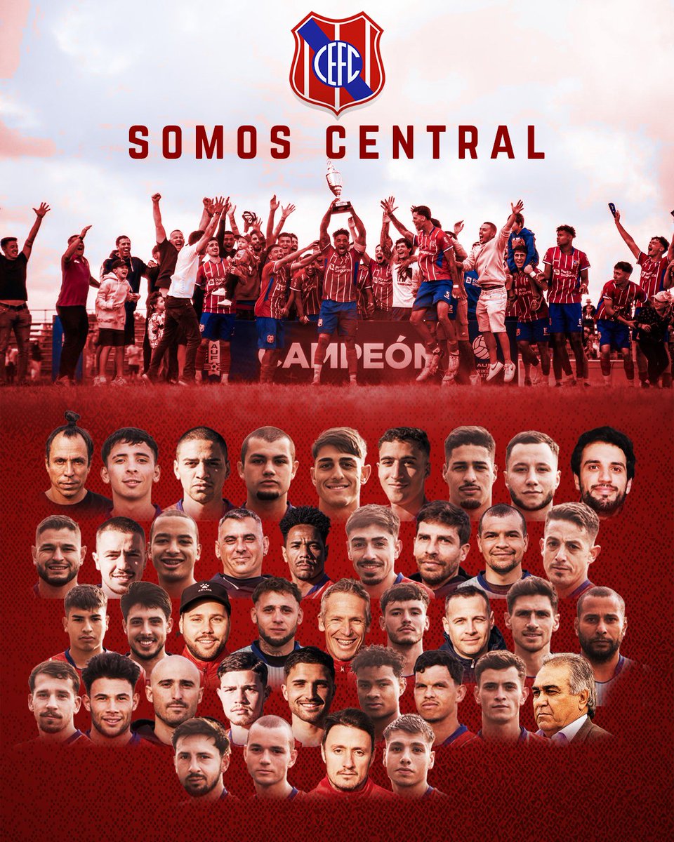🏆 𝐆𝐑𝐀𝐂𝐈𝐀𝐒 𝐌𝐔𝐂𝐇𝐀𝐂𝐇𝐎𝐒!

Desde <a href="/cefc_uy/">Central Español Fútbol Club</a> queremos agradecer a todos y cada uno de ustedes por haber conseguido el ascenso a la @segundaauf.

#TODOSJUNTOS

VIVA CENTRAL CARAJO!!!!

#SomosPalermo | #SomosCentral