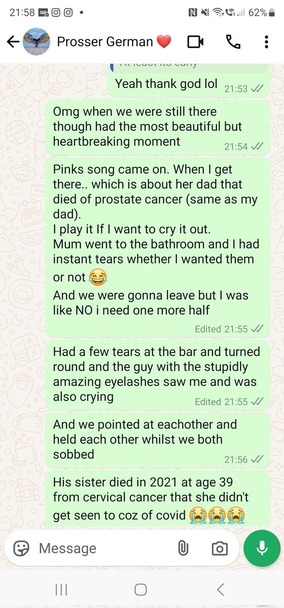I won't write it out again but had the most beautiful moment this evening 😭♥️ 
A)u don't know what people are going through &amp;
B) music really does bring us all together
I hope everyone's 2025 is filled with feeling truly happy inside. Bcoz that,they didn't warn me,is priceless♥️