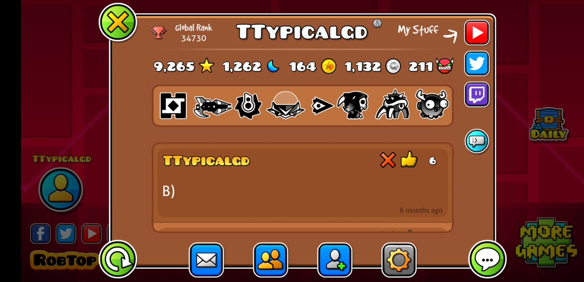 Typical_GD's tweet image. Estadísticas a inicio de año 2025