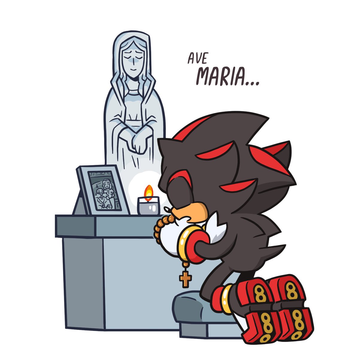 🎶All hail Mary!
🎶Lady full of grace,
🎶The child that you bear will save the human race!

🎶Through you the great I Am
🎶Takes on the flesh of man
🎶And He comes to save us from our sin!

(Happy Solemnity of Mary, Mother of God, and Happy New Year!)