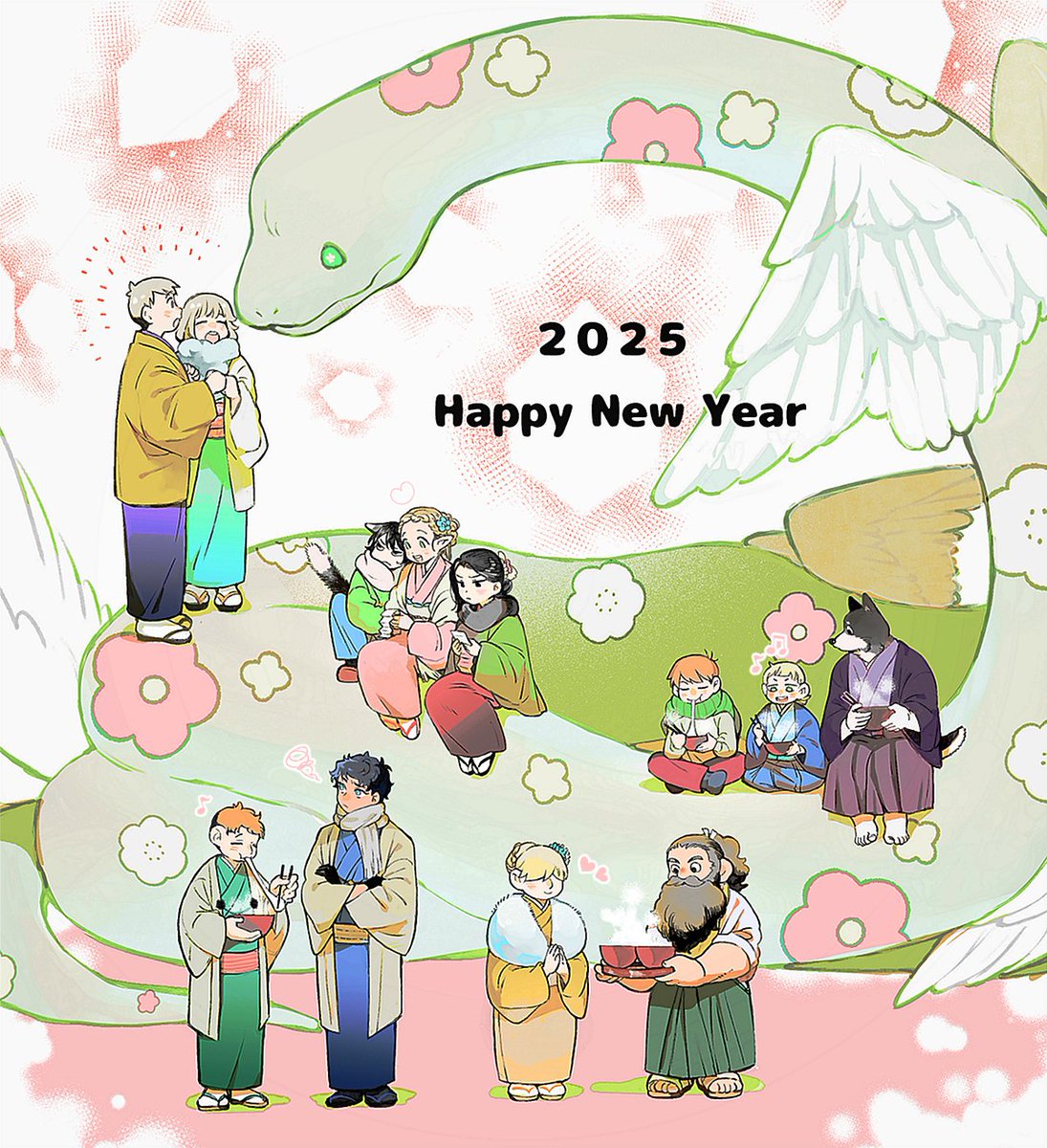 💮2025年もよろしくお願いします💮