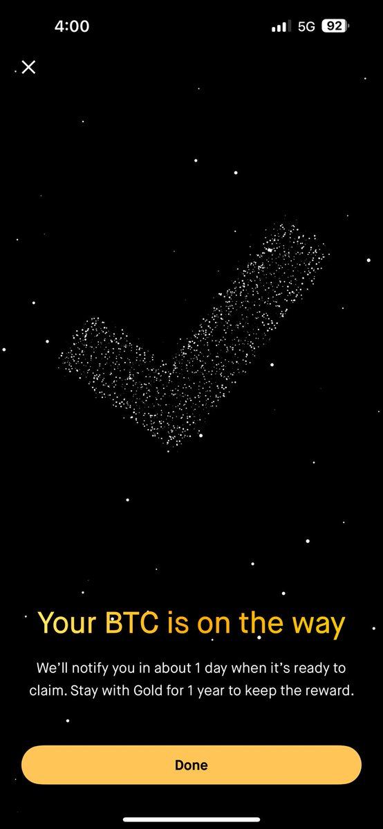 Gold members rewarded