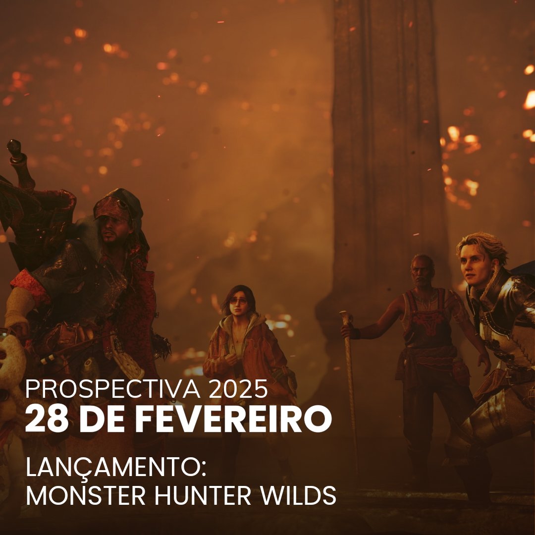 SaveDropGames's tweet image. 28 DE FEVEREIRO

Lançamento de Monster Hunter Wilds.

#Prospectiva2025